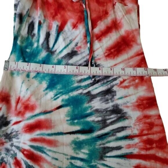Codigo womens midi Colorful tie dye Dress Sz Small multicolor slid summer - Picture 8 of 10